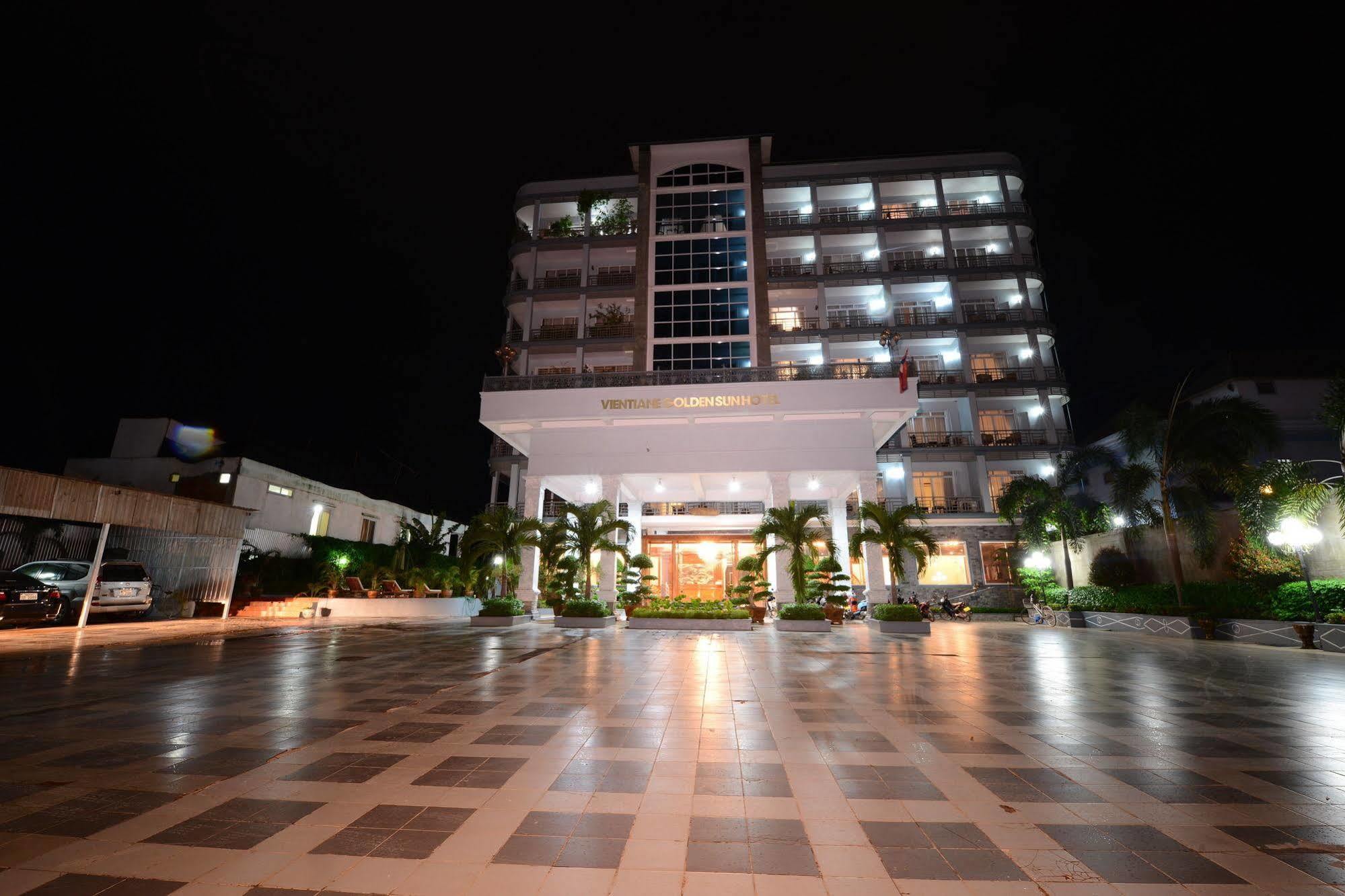 Vientiane Golden Sun Hotel Exterior foto